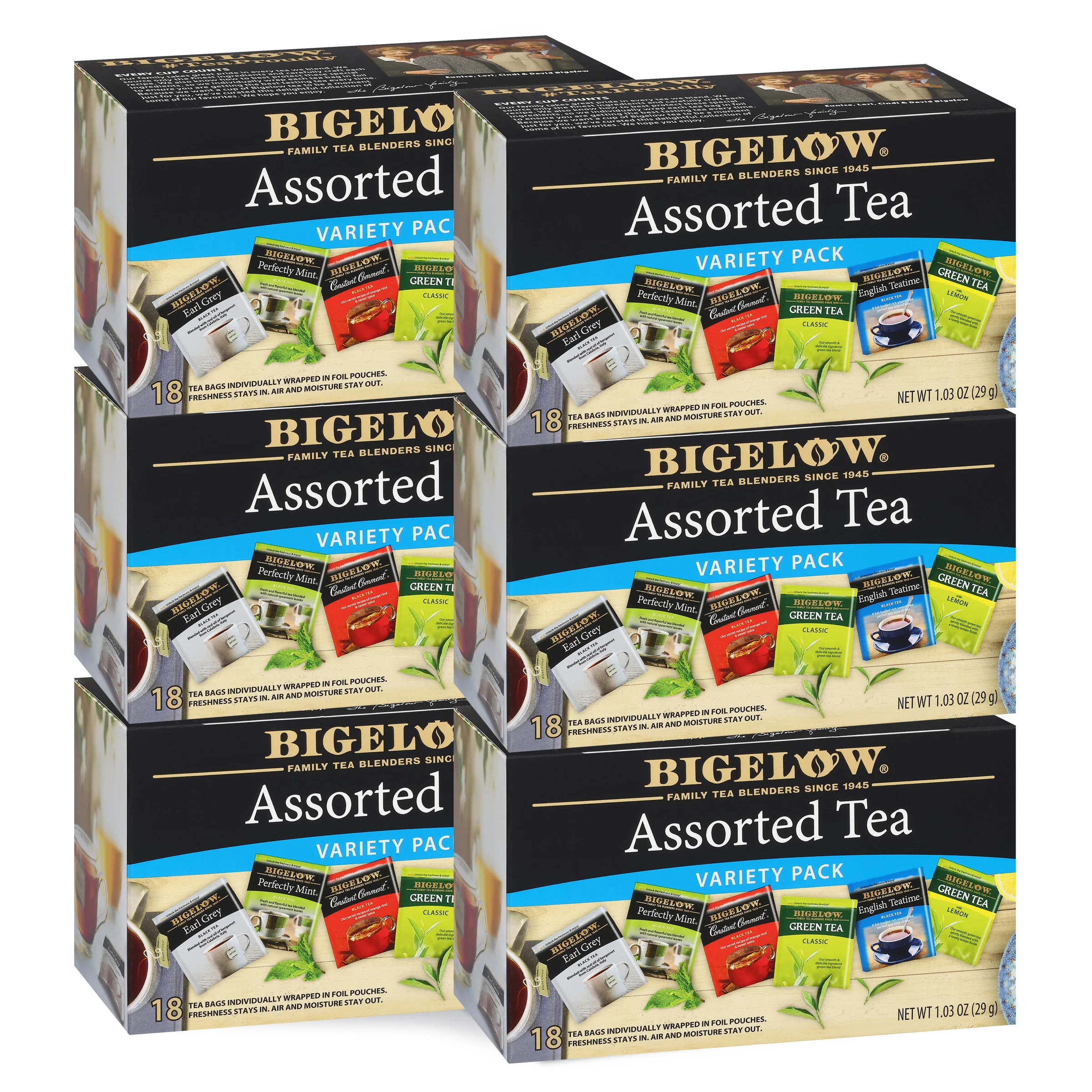 Assorted Black and Green Teas Variety Pack - Image 8
