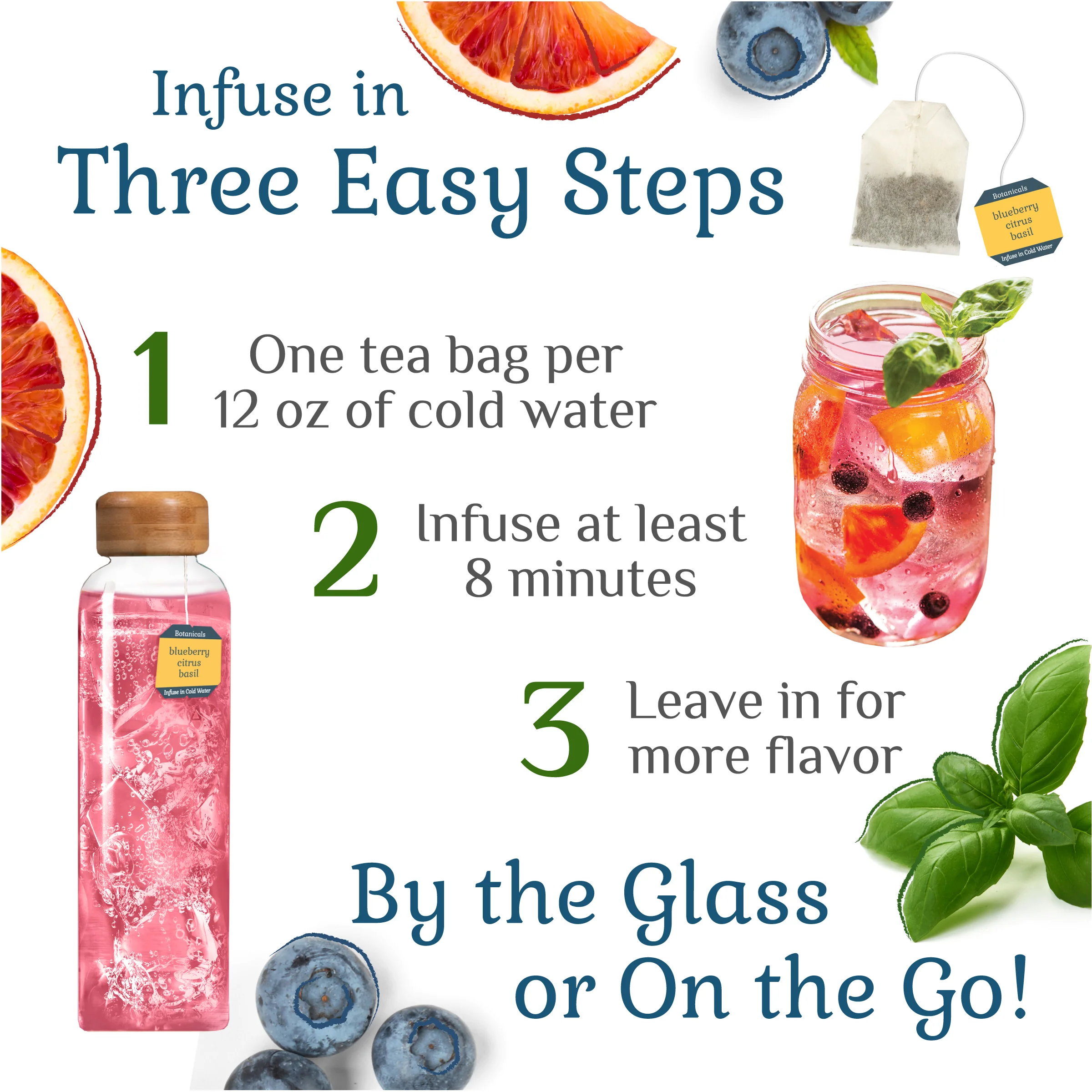 Blueberry Citrus Basil Cold Water Infusion - Image 9