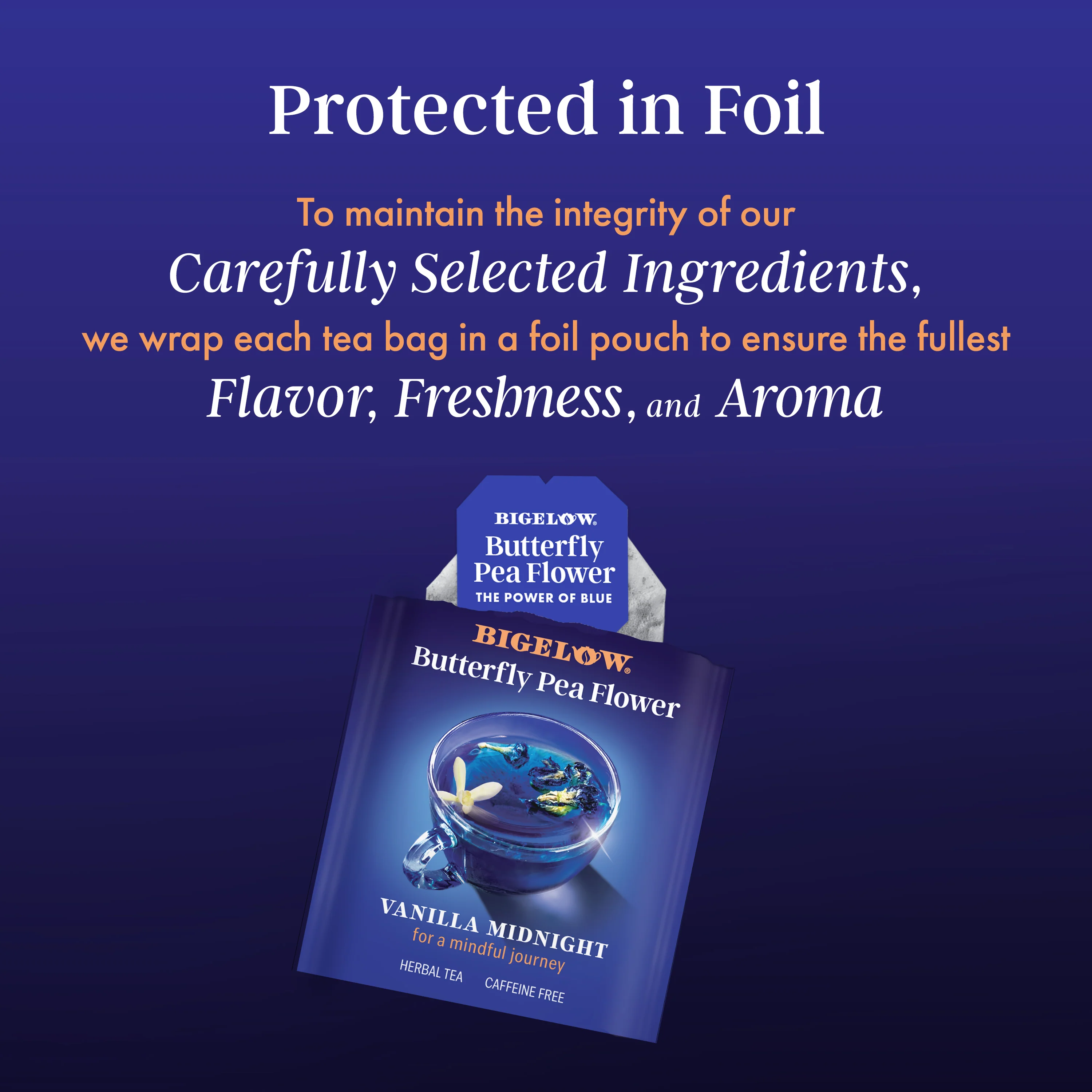 Butterfly Pea Flower Vanilla Midnight Herbal Tea - Image 4