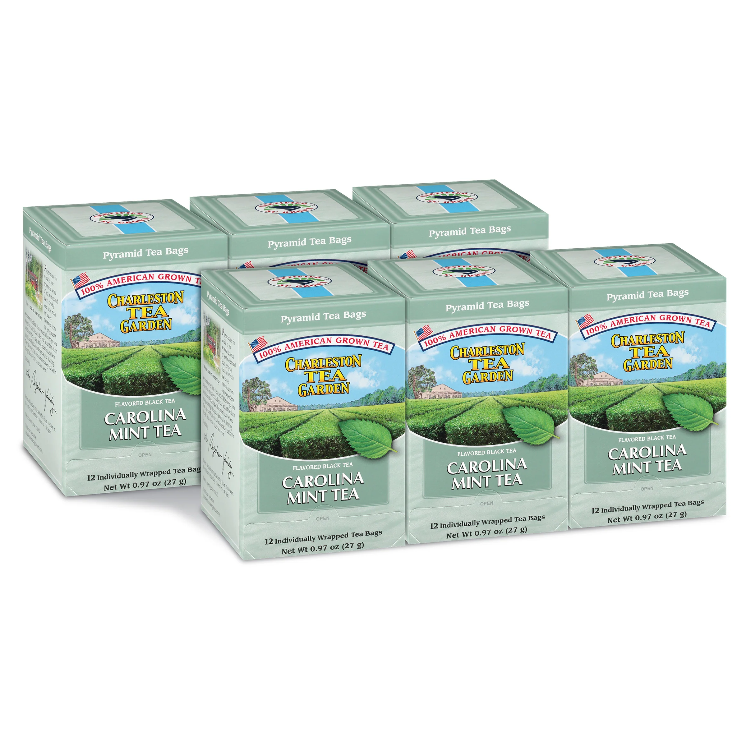 Carolina Mint Black Tea Pyramid Bags - Image 6