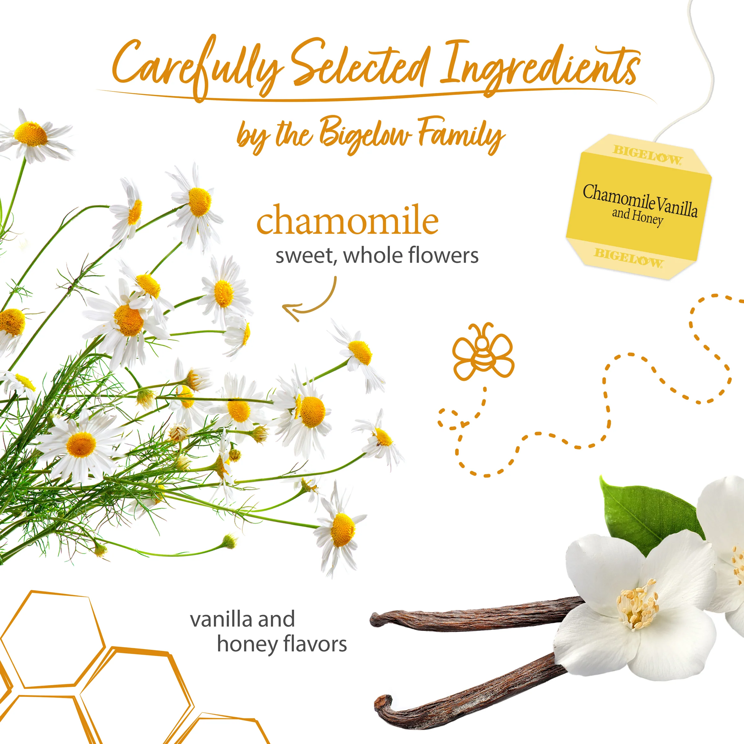 Chamomile Vanilla Honey Herbal Tea - Image 3