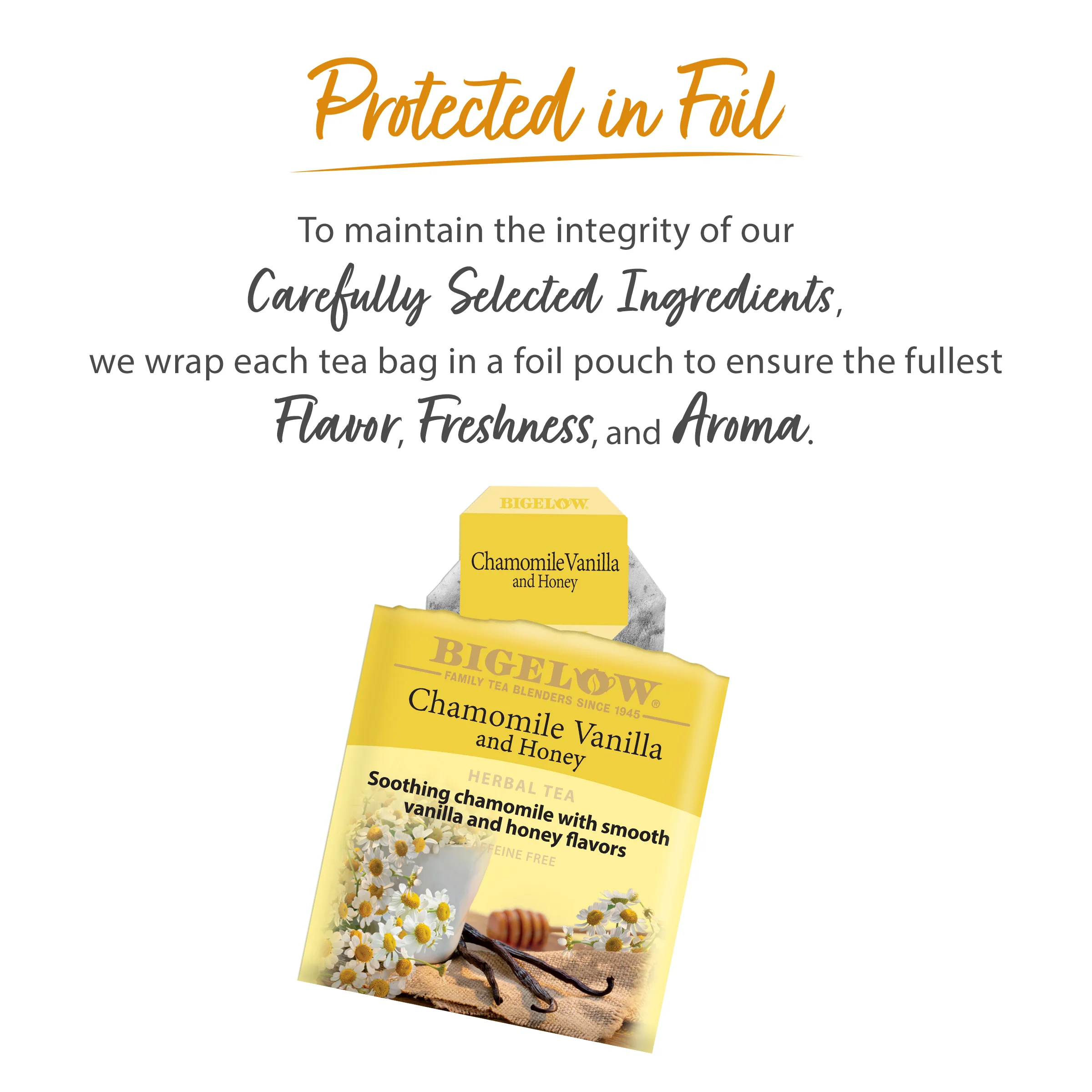 Chamomile Vanilla Honey Herbal Tea - Image 4