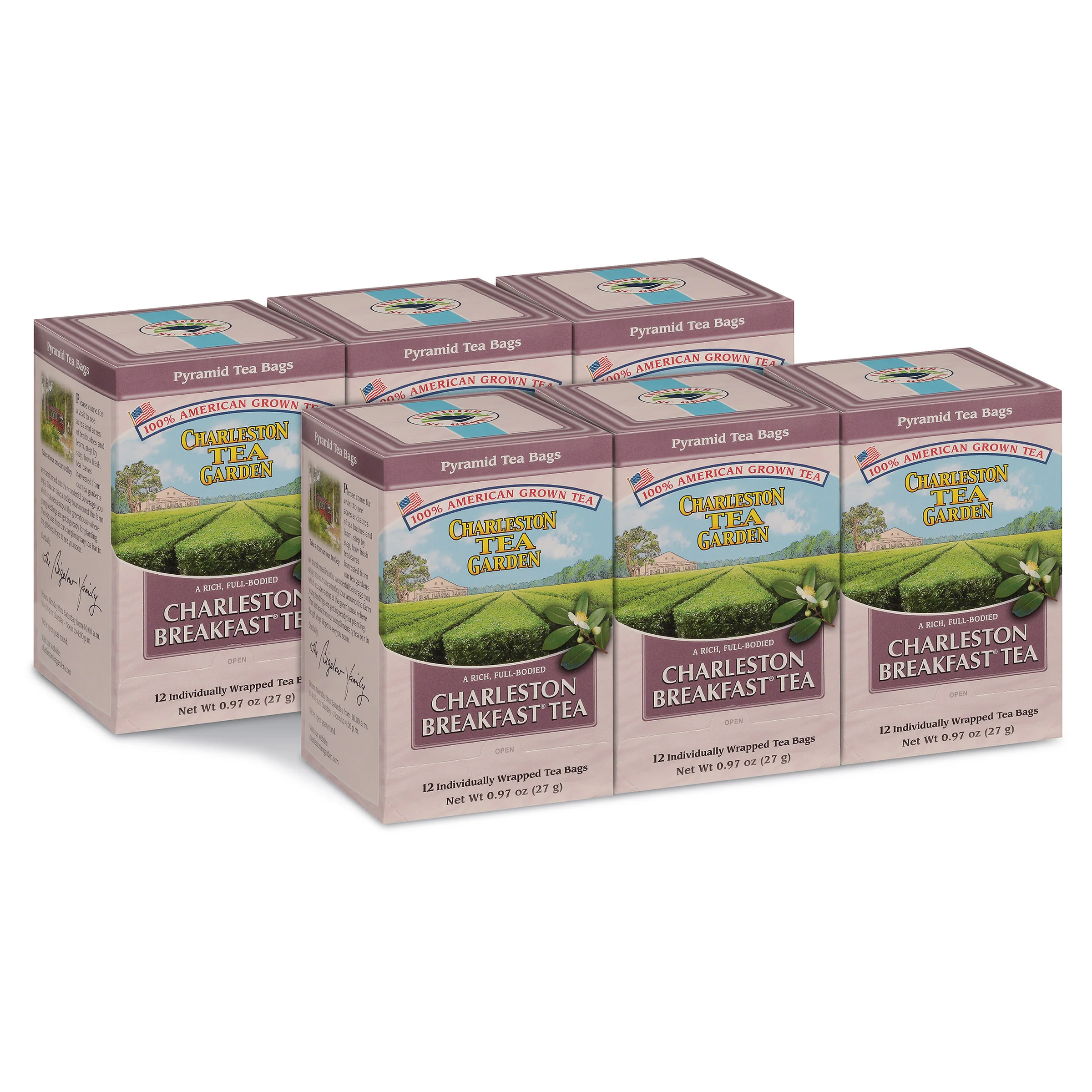 Charleston Breakfast Black Tea Pyramid Bags - Image 6