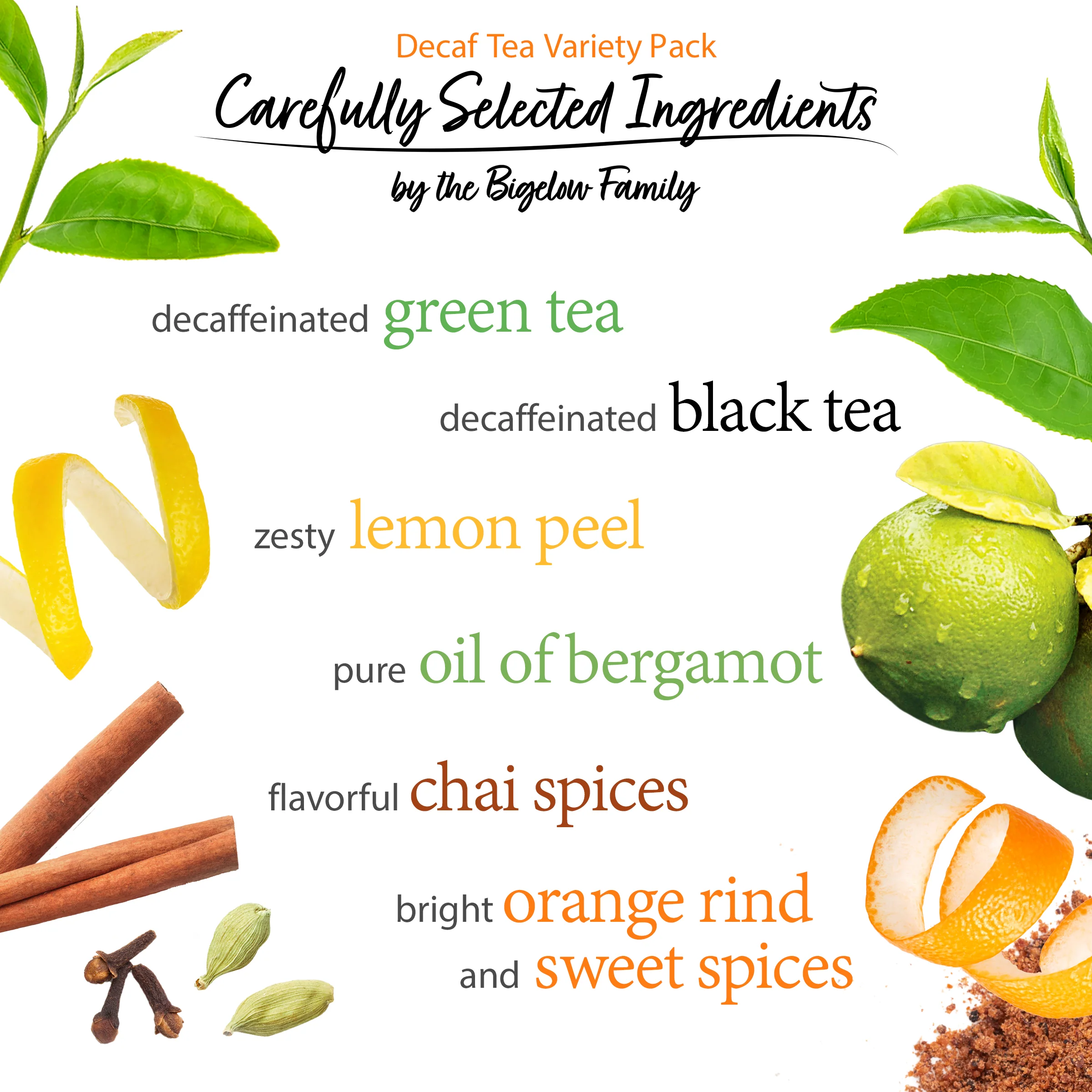 Decaffeinated Tea 6 Flavor Variety Pack - Image 3