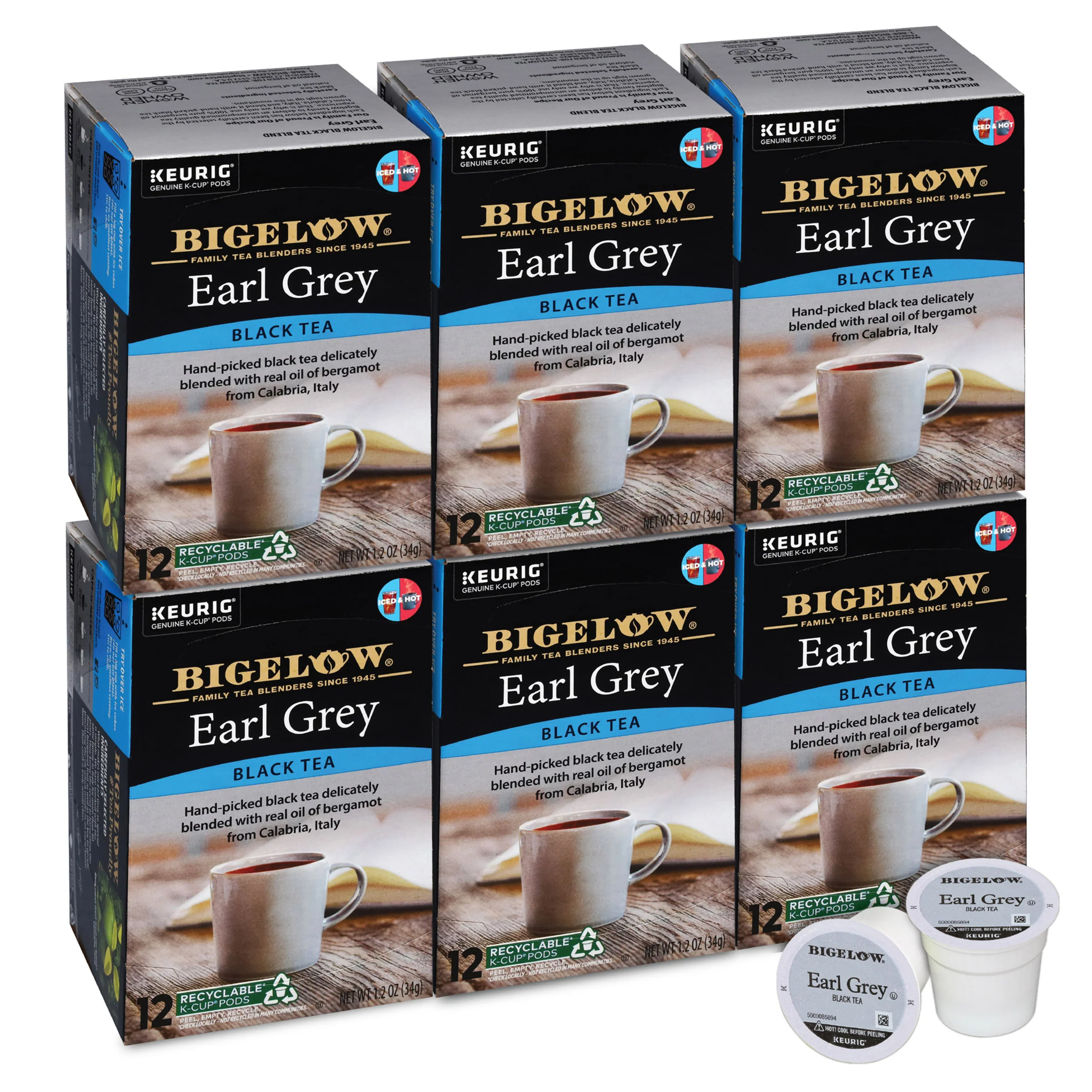 Earl Grey Black Tea K-Cup® Pods 12 Count - Image 7