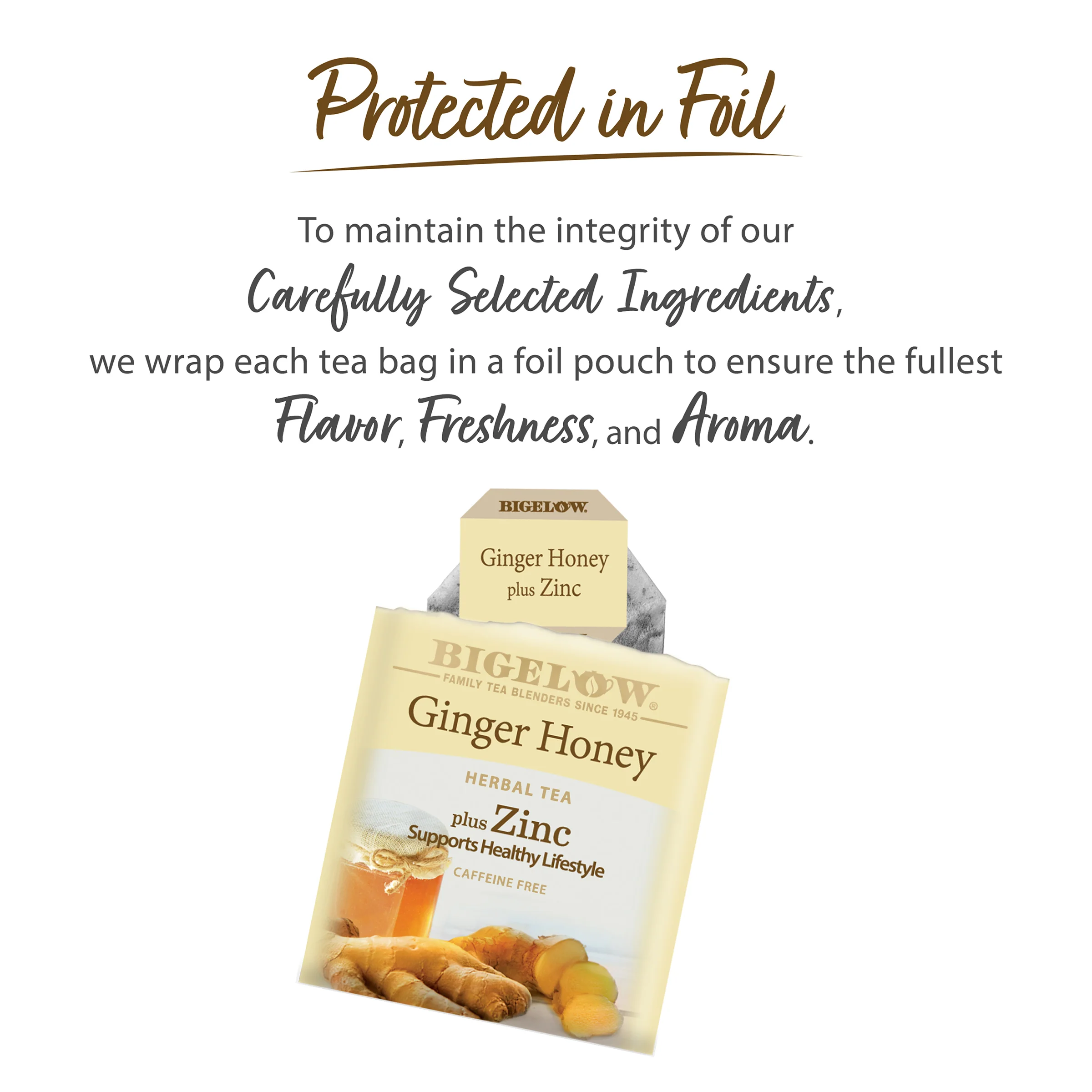 Ginger Honey plus Zinc Herbal Tea - Image 4