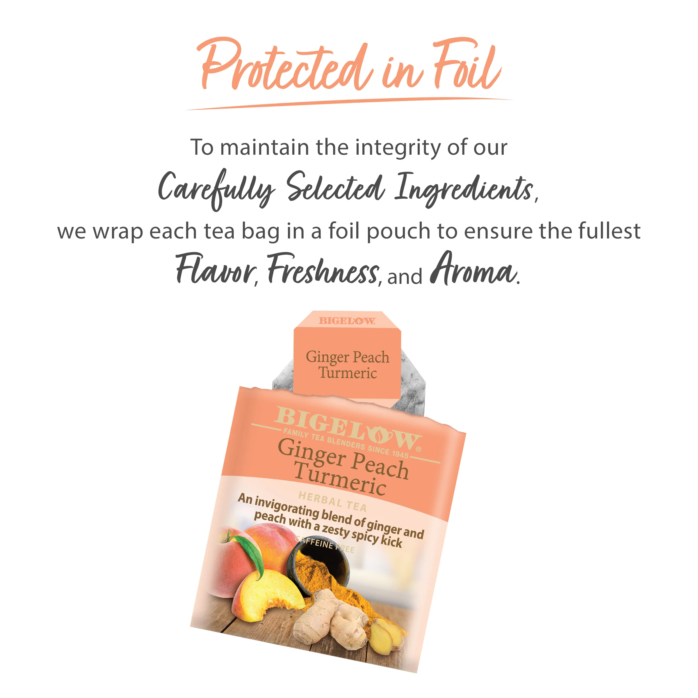 Ginger Peach Turmeric Herbal Tea - Image 4
