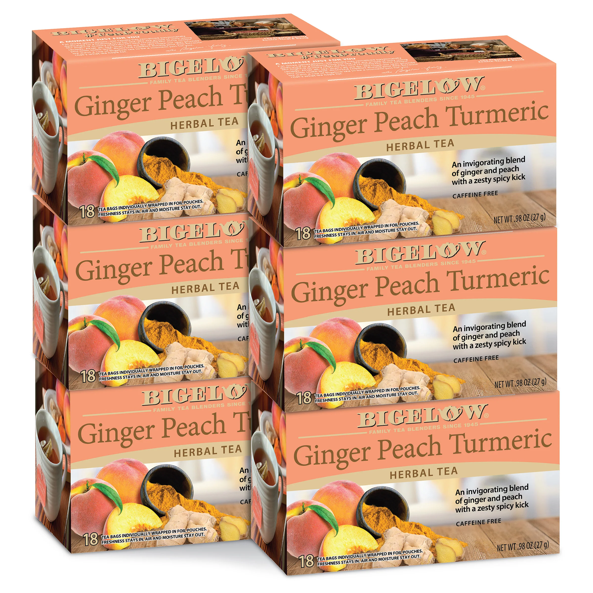 Ginger Peach Turmeric Herbal Tea - Image 8