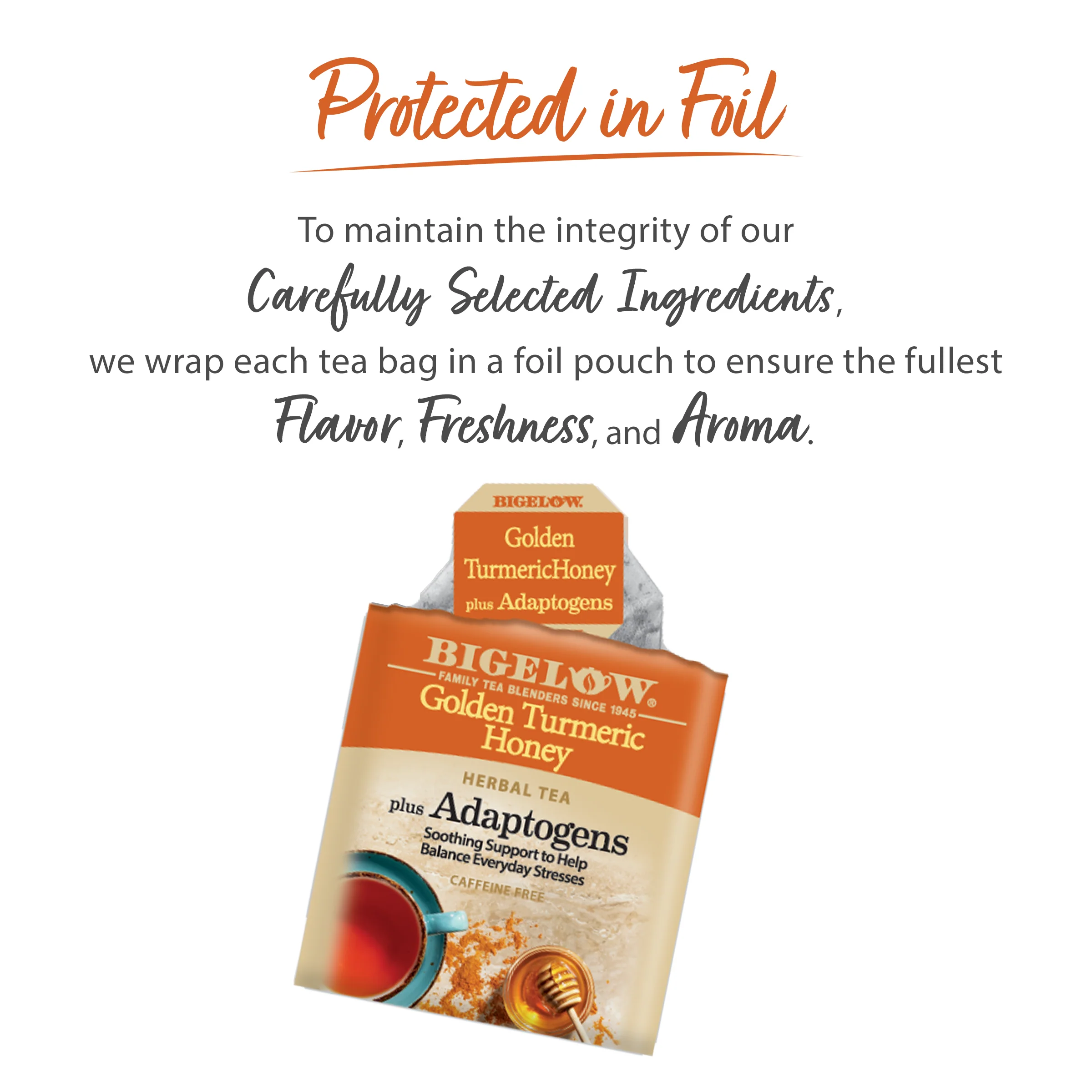 Golden Turmeric Honey Plus Adaptogens Herbal Tea - Image 4