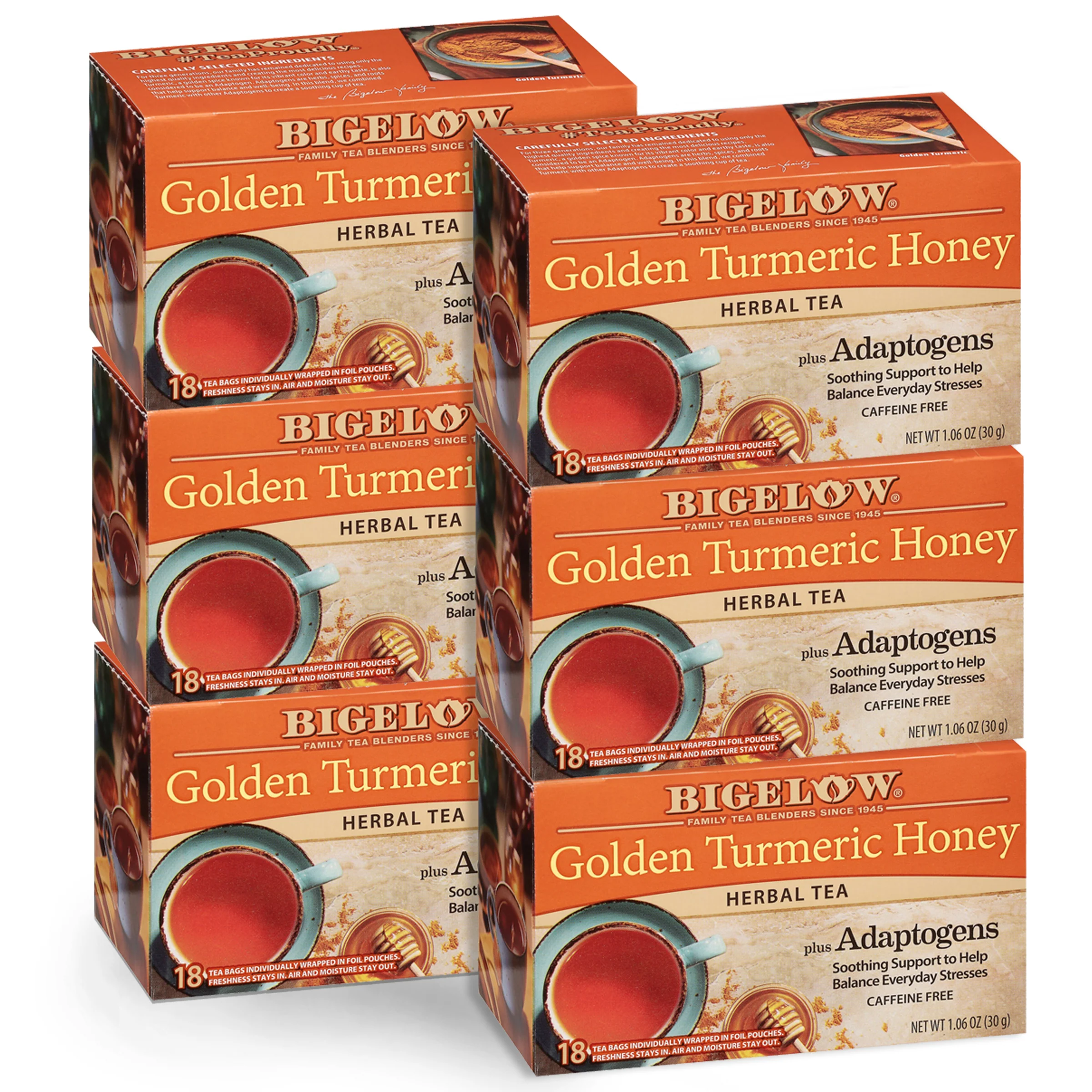 Golden Turmeric Honey Plus Adaptogens Herbal Tea - Image 8
