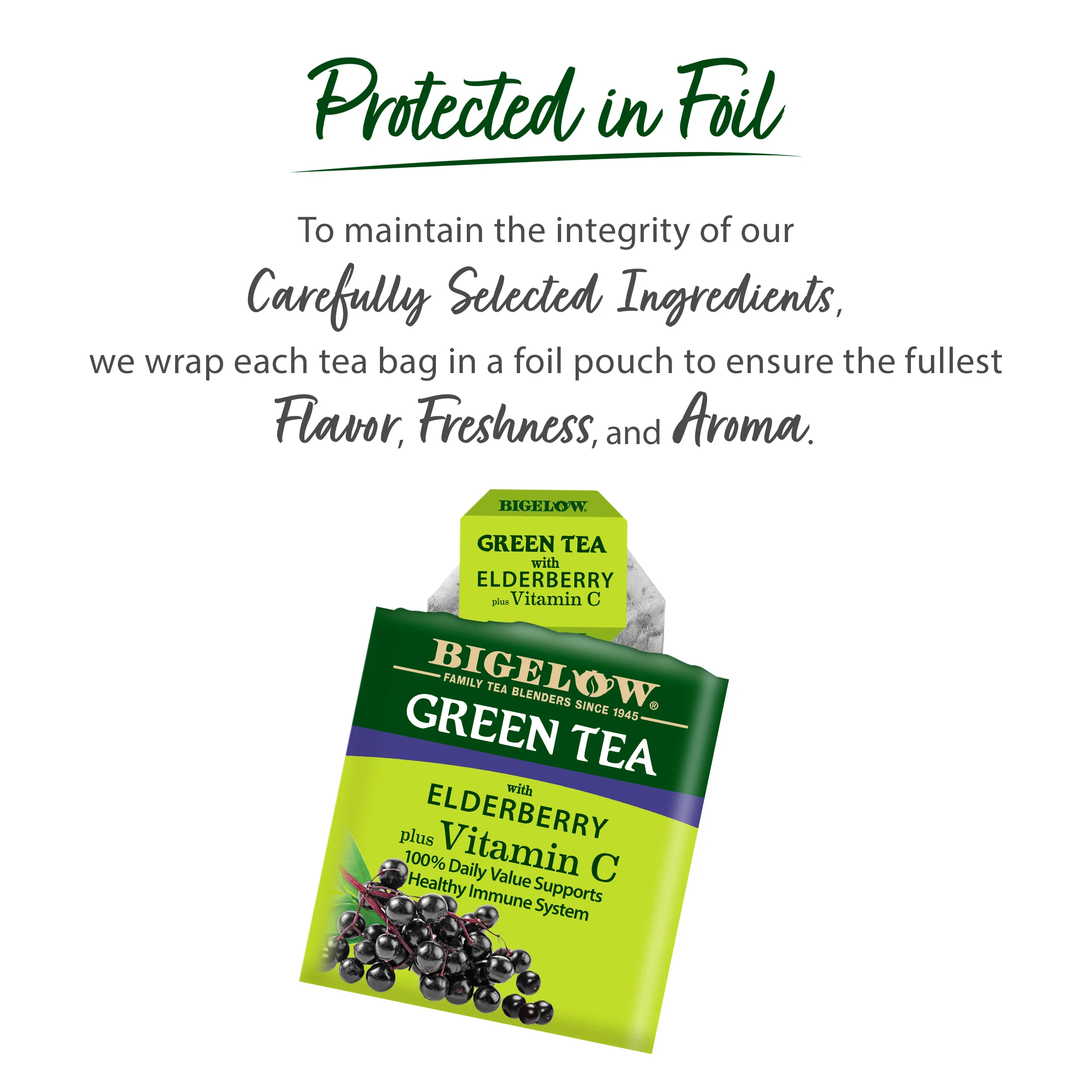 Green Tea with Elderberry Plus Vitamin C - Image 4