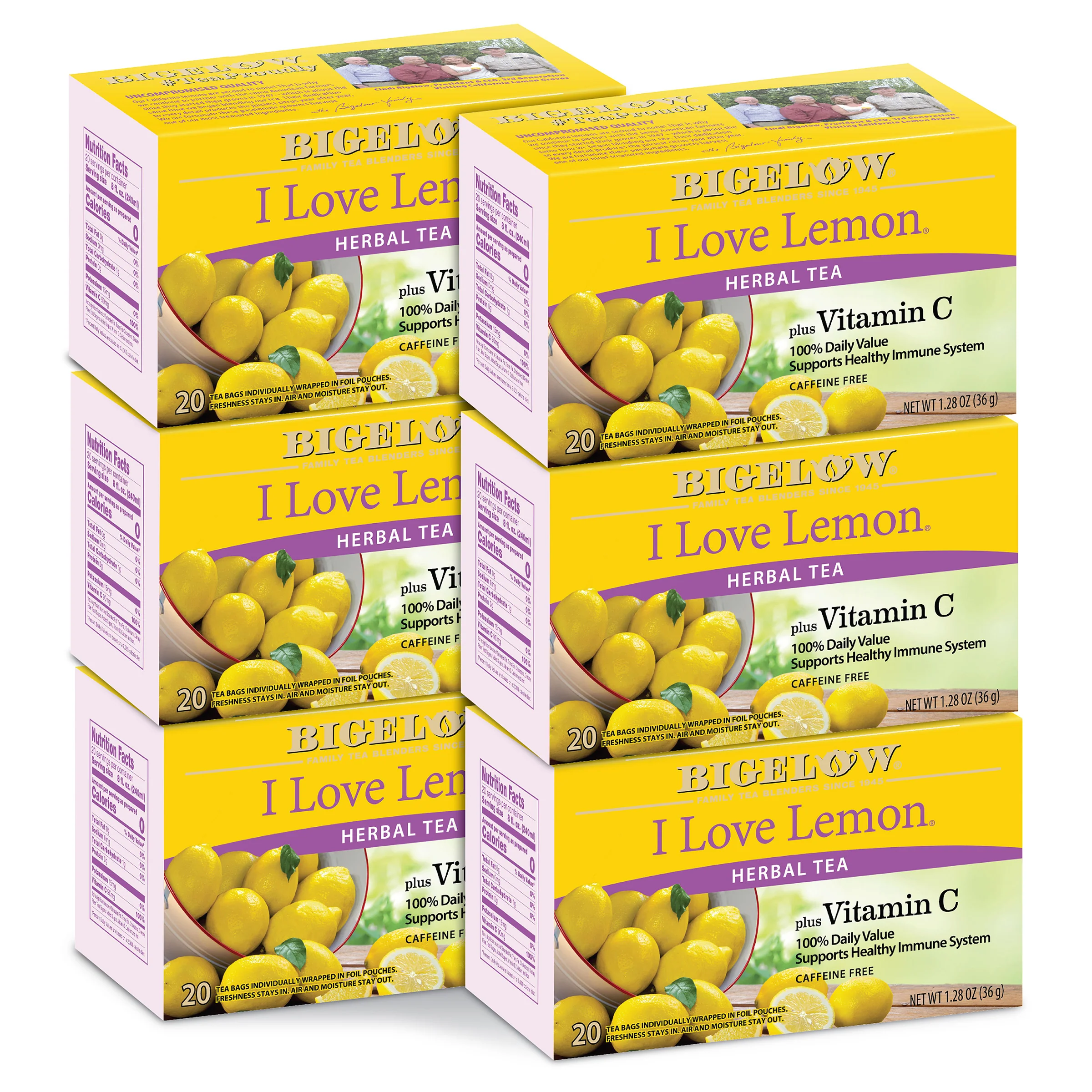 I Love Lemon® Plus Vitamin C Herbal Tea - Image 8