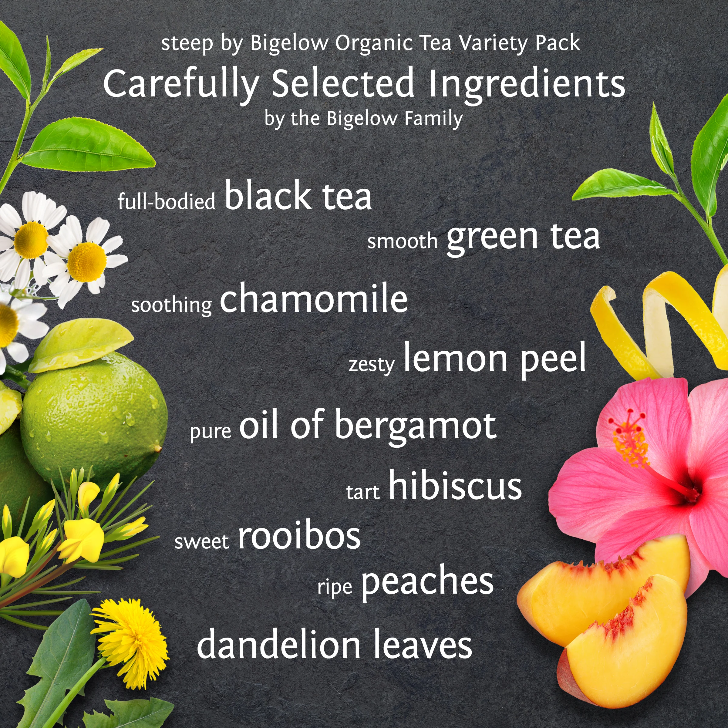 organic black, green and herbal tea 6 flavor variety pack - Image 3