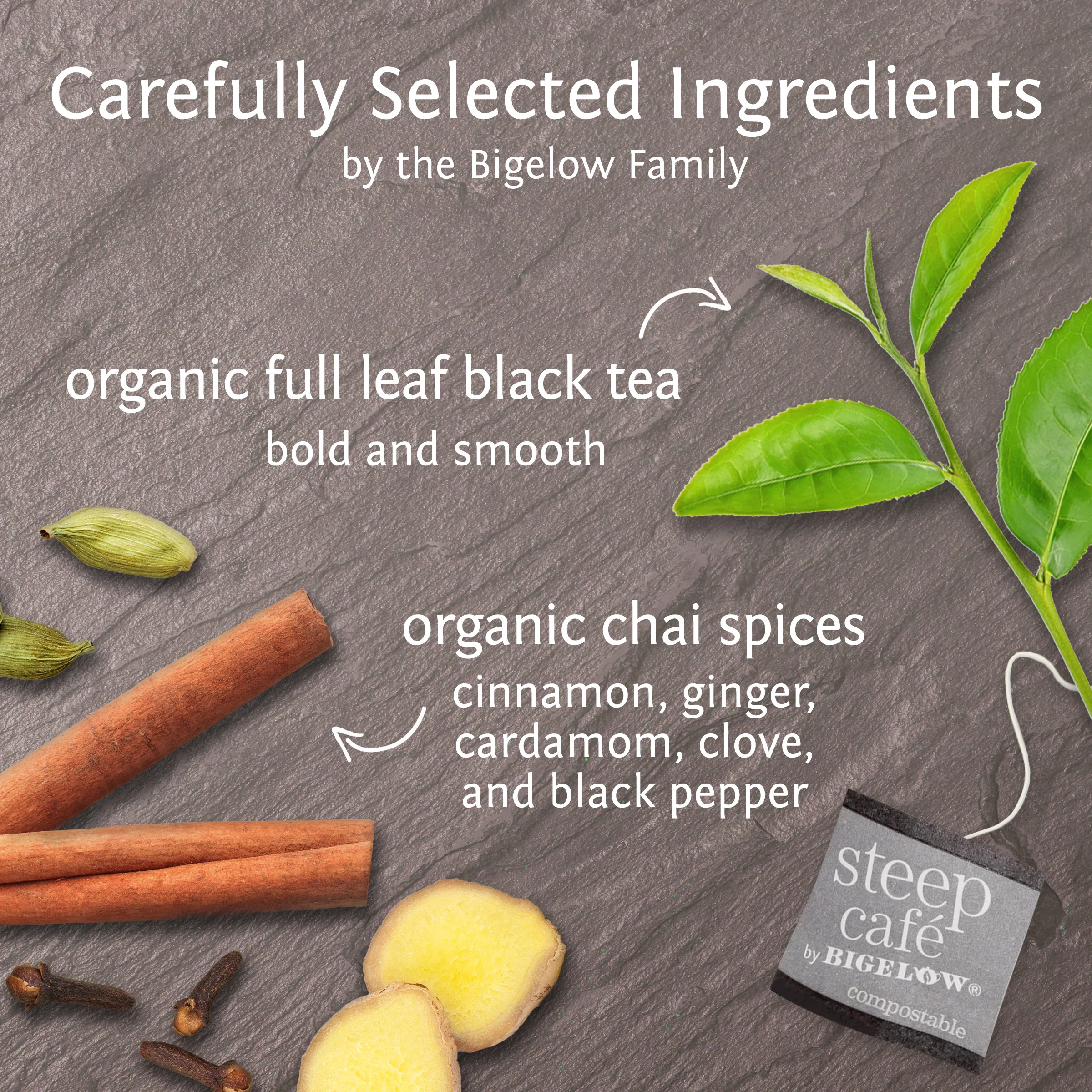 organic chai full leaf black tea - Image 3