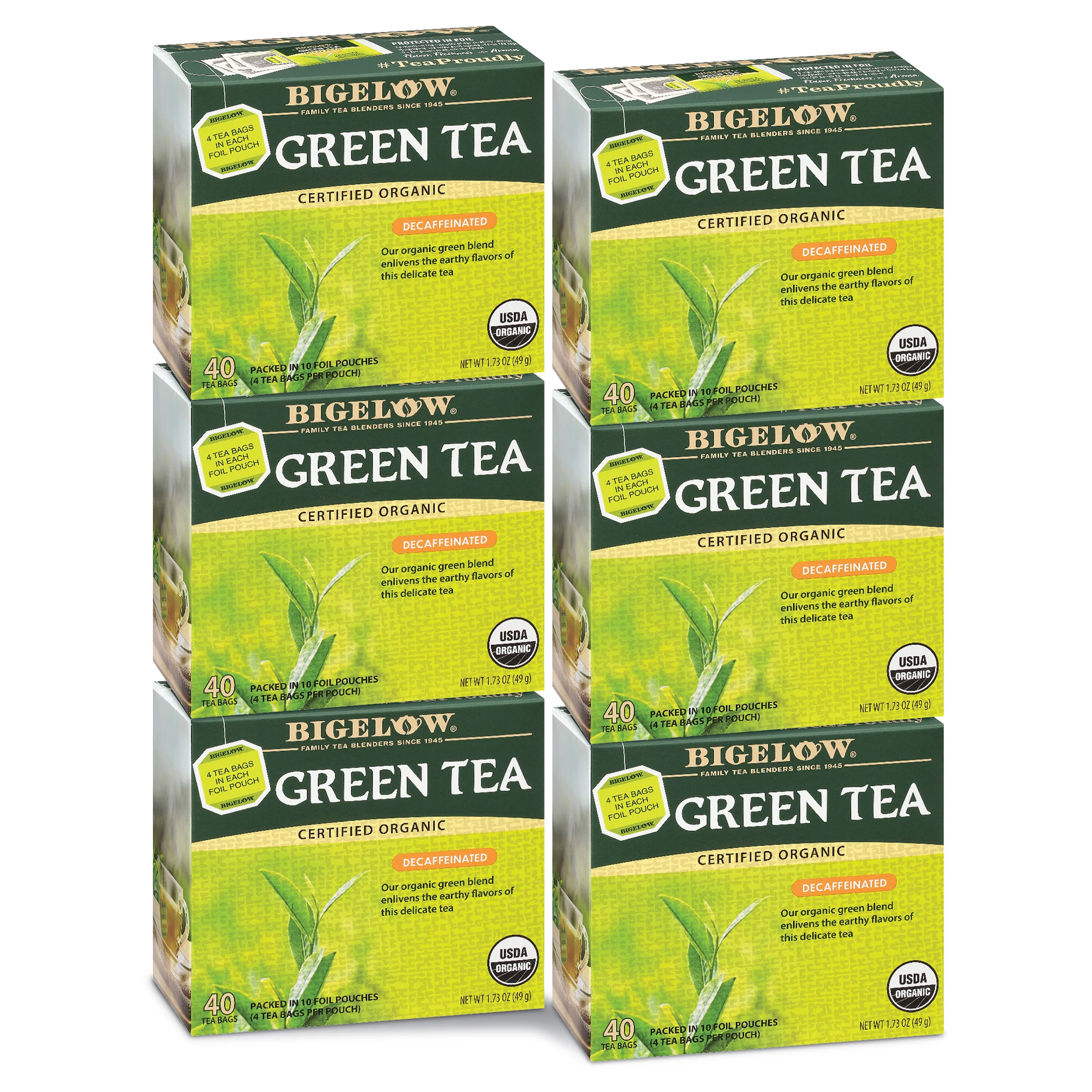 Organic Green Tea Decaf 40 Count - Image 8
