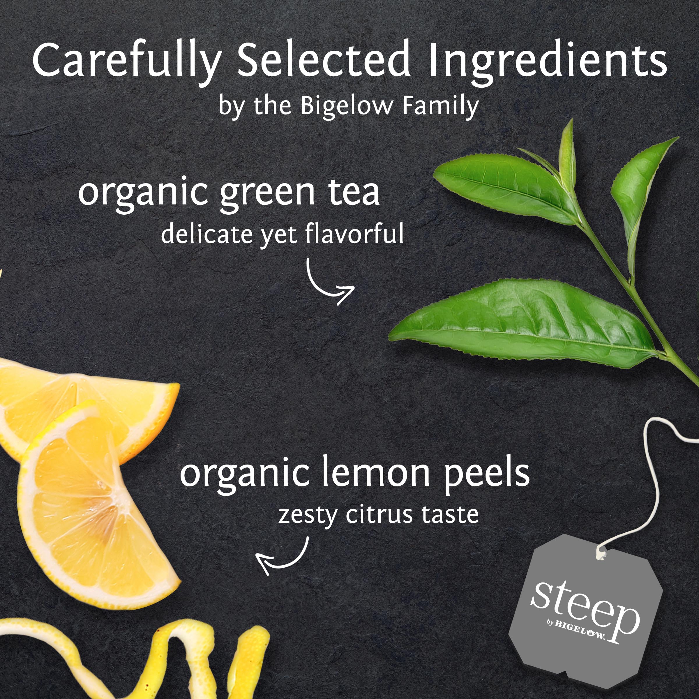 organic green tea with lemon - Image 3