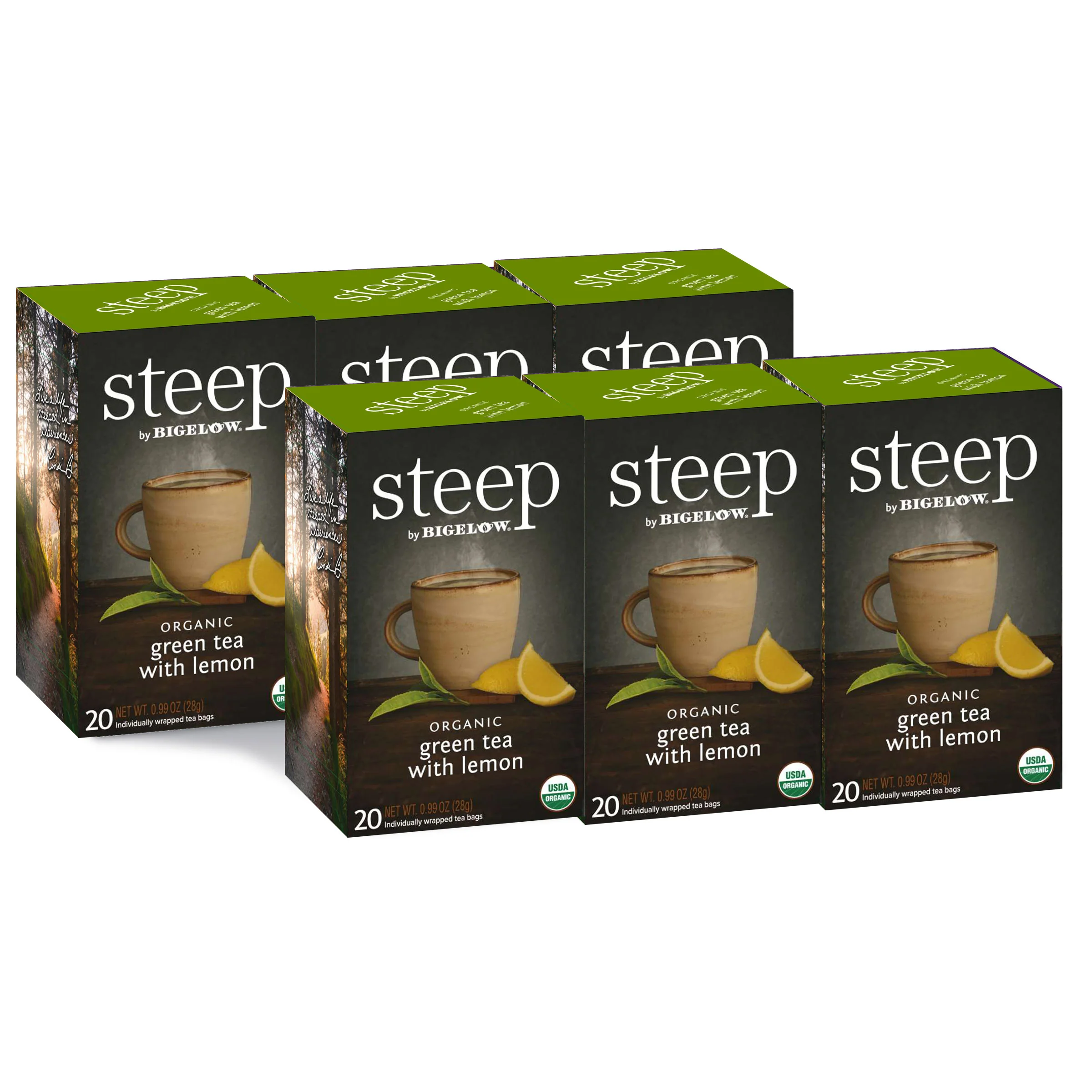 organic green tea with lemon - Image 8