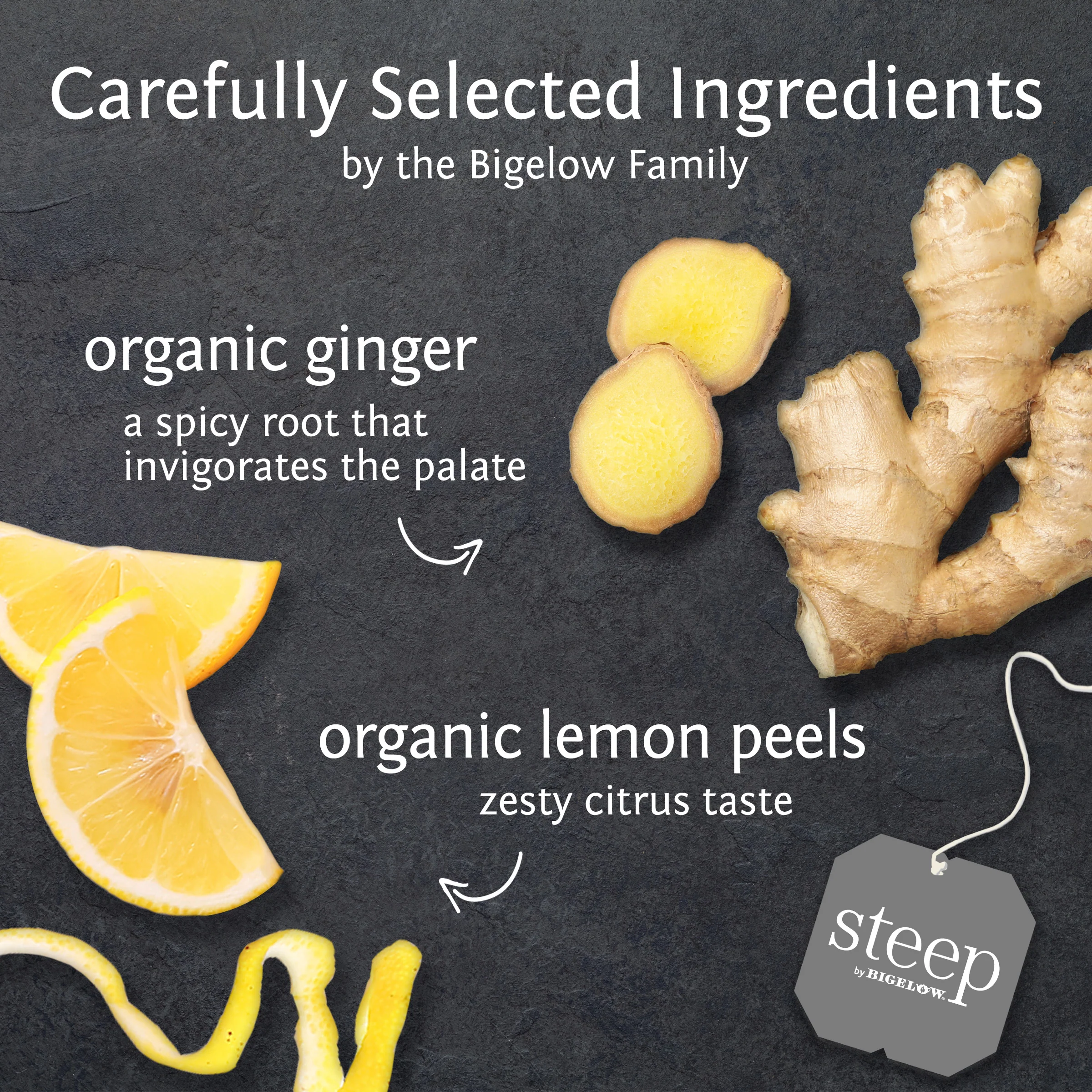 organic lemon ginger herbal tea - Image 3