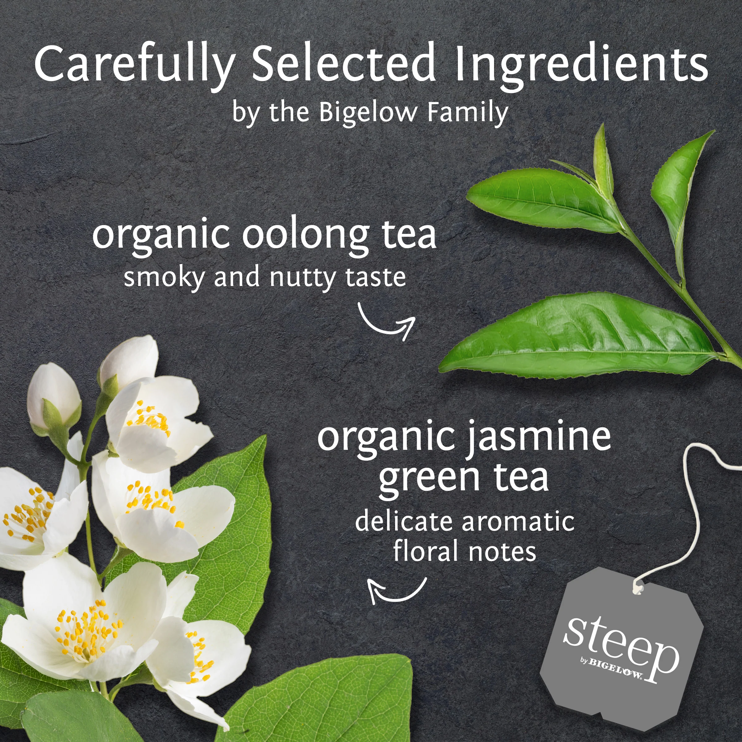 organic oolong and jasmine green tea - Image 3