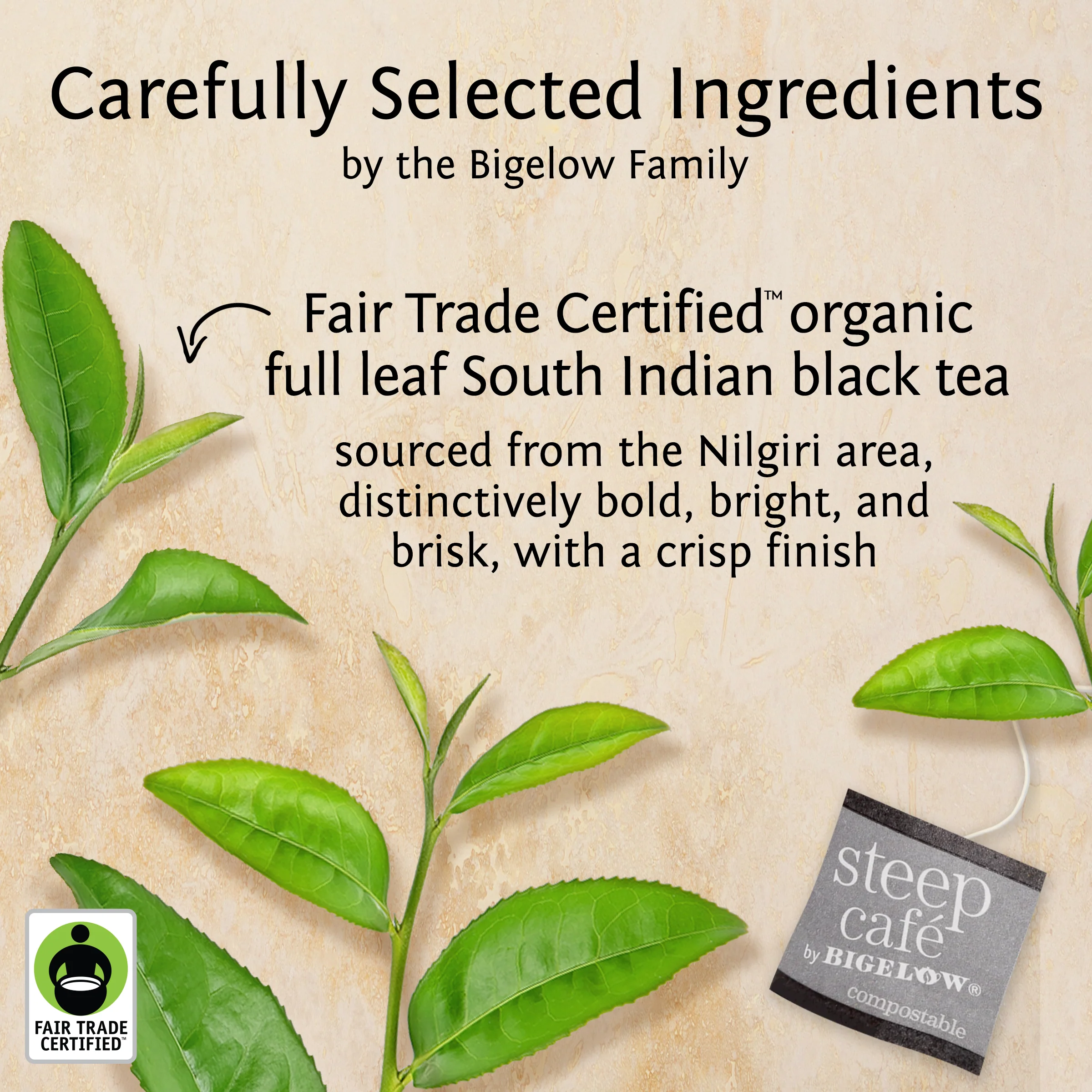 organic south indian select full leaf  black tea - Image 3
