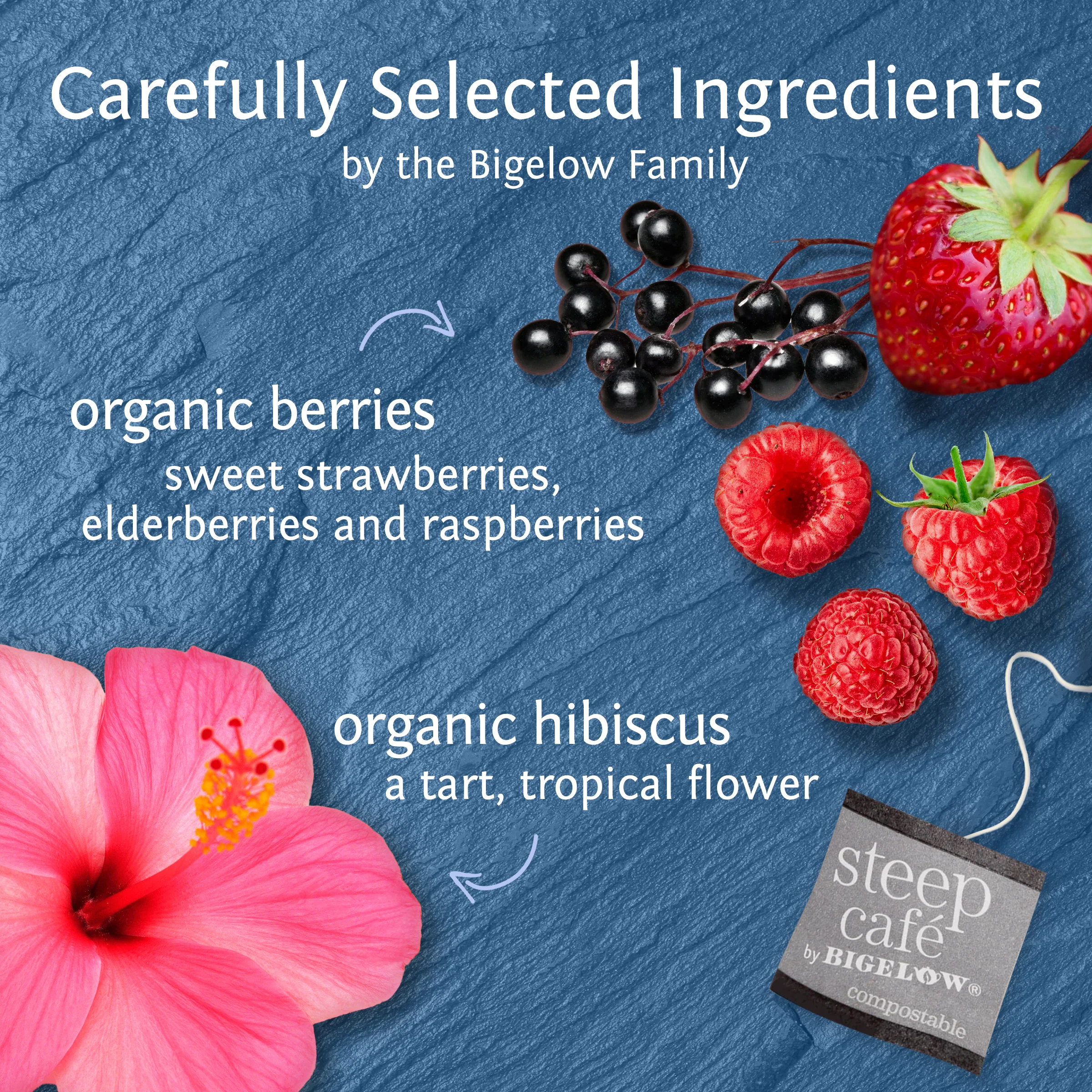 organic wildberry hibiscus full leaf herbal tea - Image 3