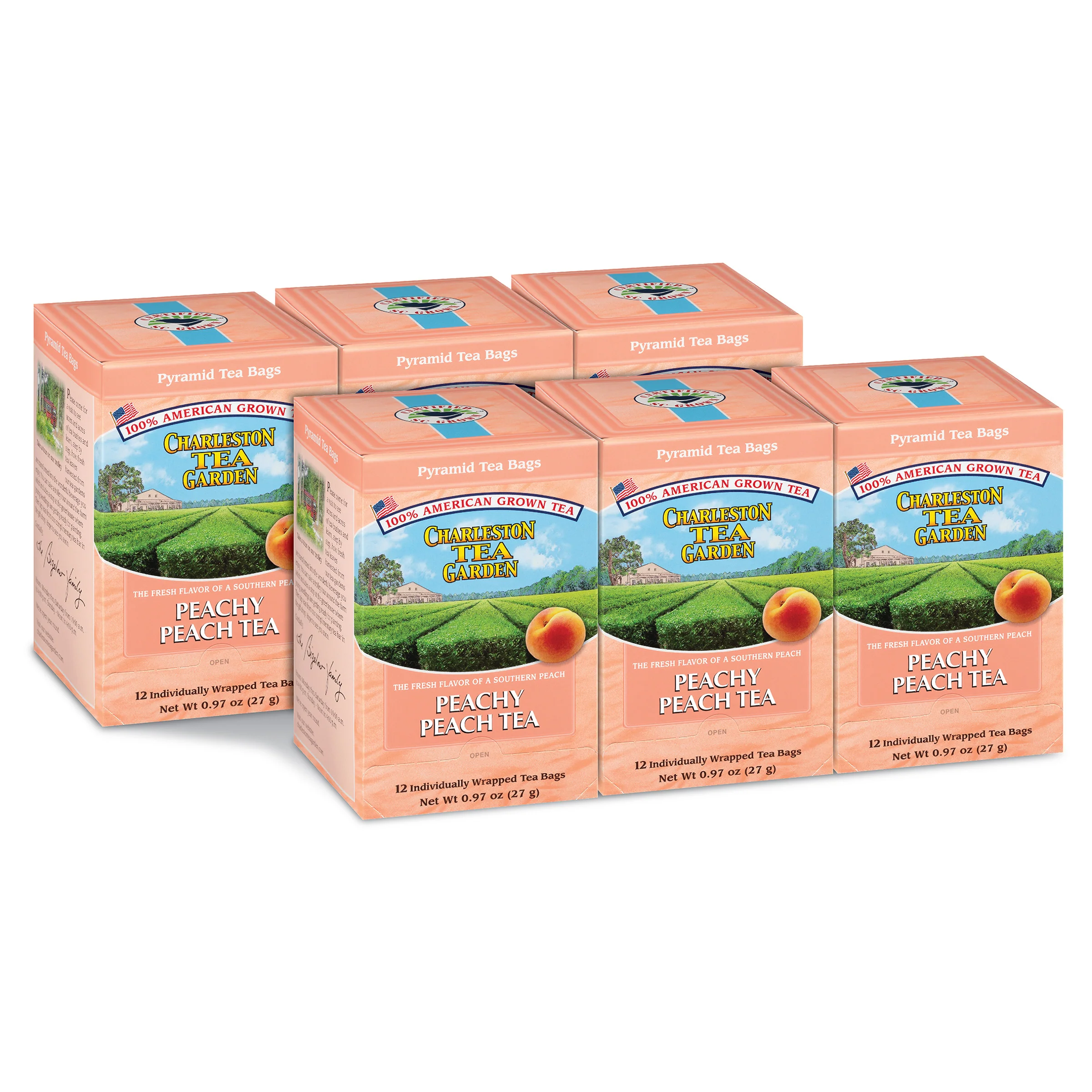 Peachy Peach Black Tea Pyramid Bags - Image 6