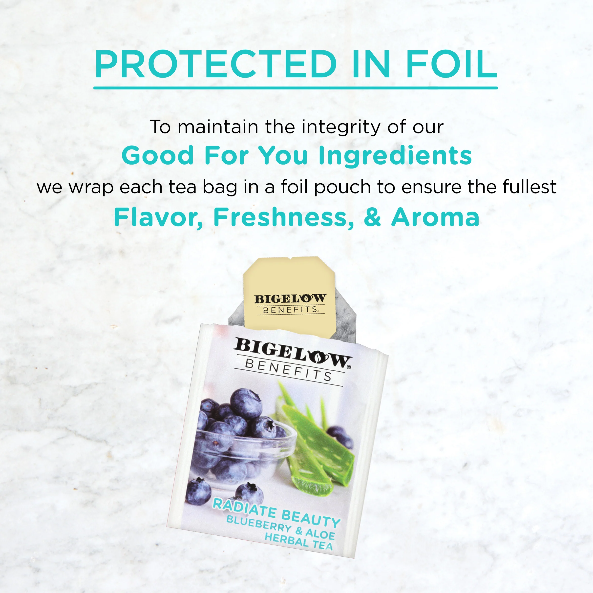 Radiate Beauty Blueberry and Aloe Herbal Tea - Image 4