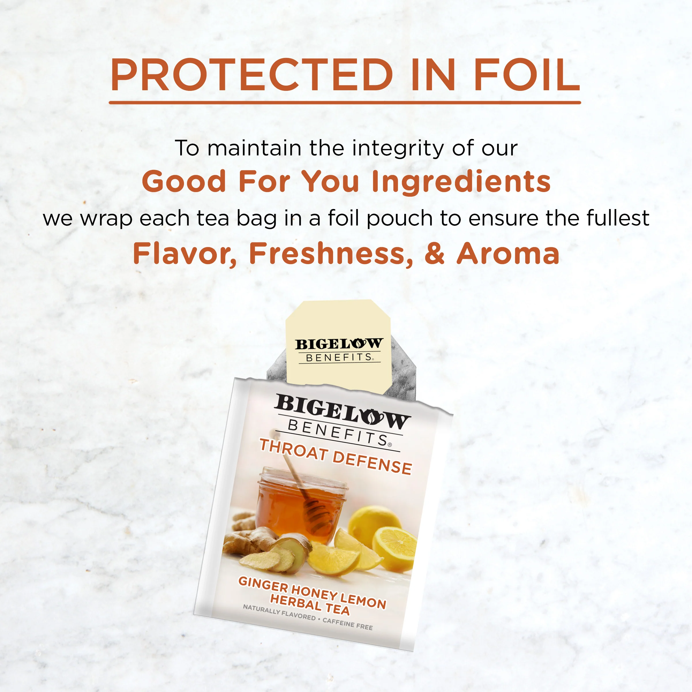 Throat Defense® Ginger Honey Lemon Herbal Tea - Image 4