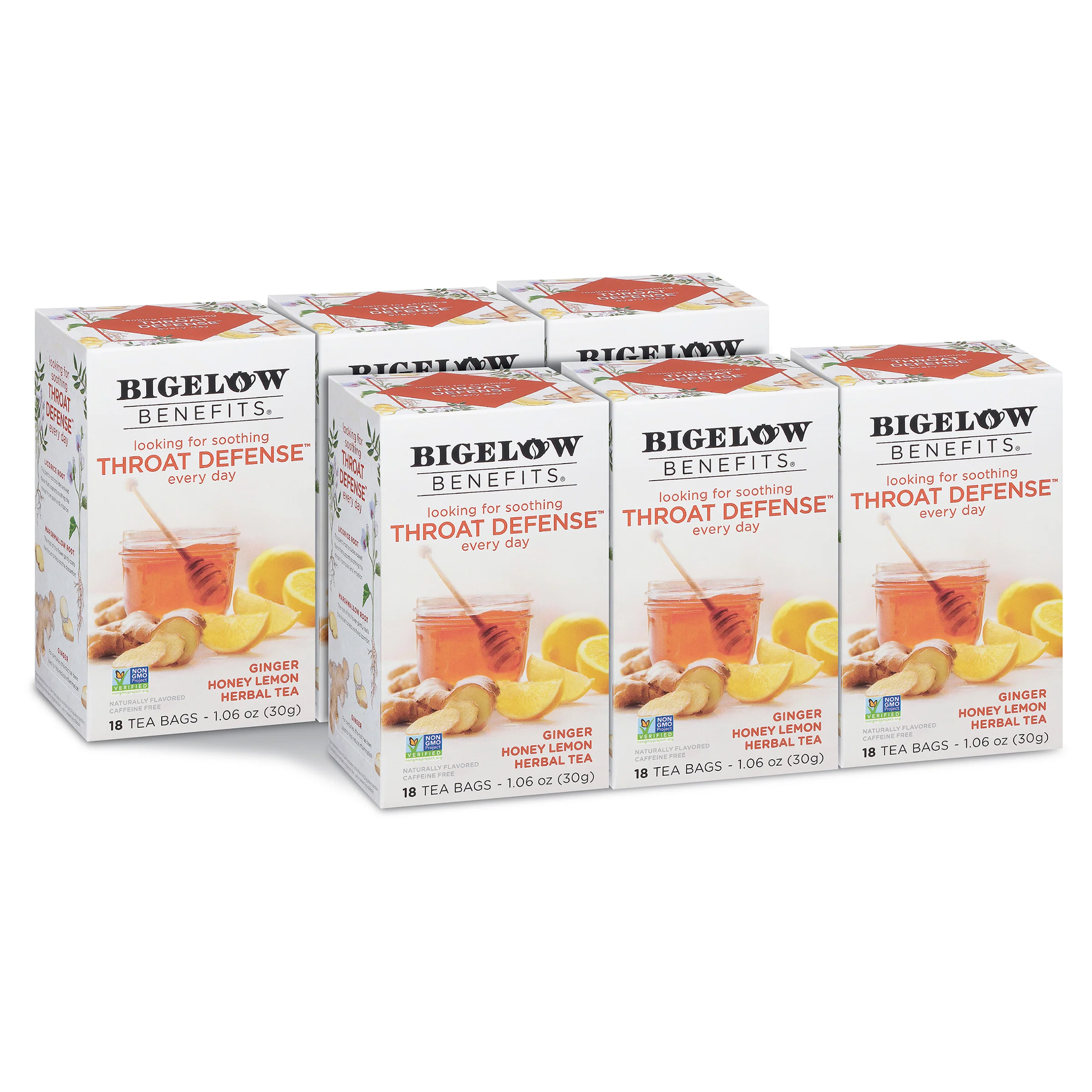 Throat Defense® Ginger Honey Lemon Herbal Tea - Image 8