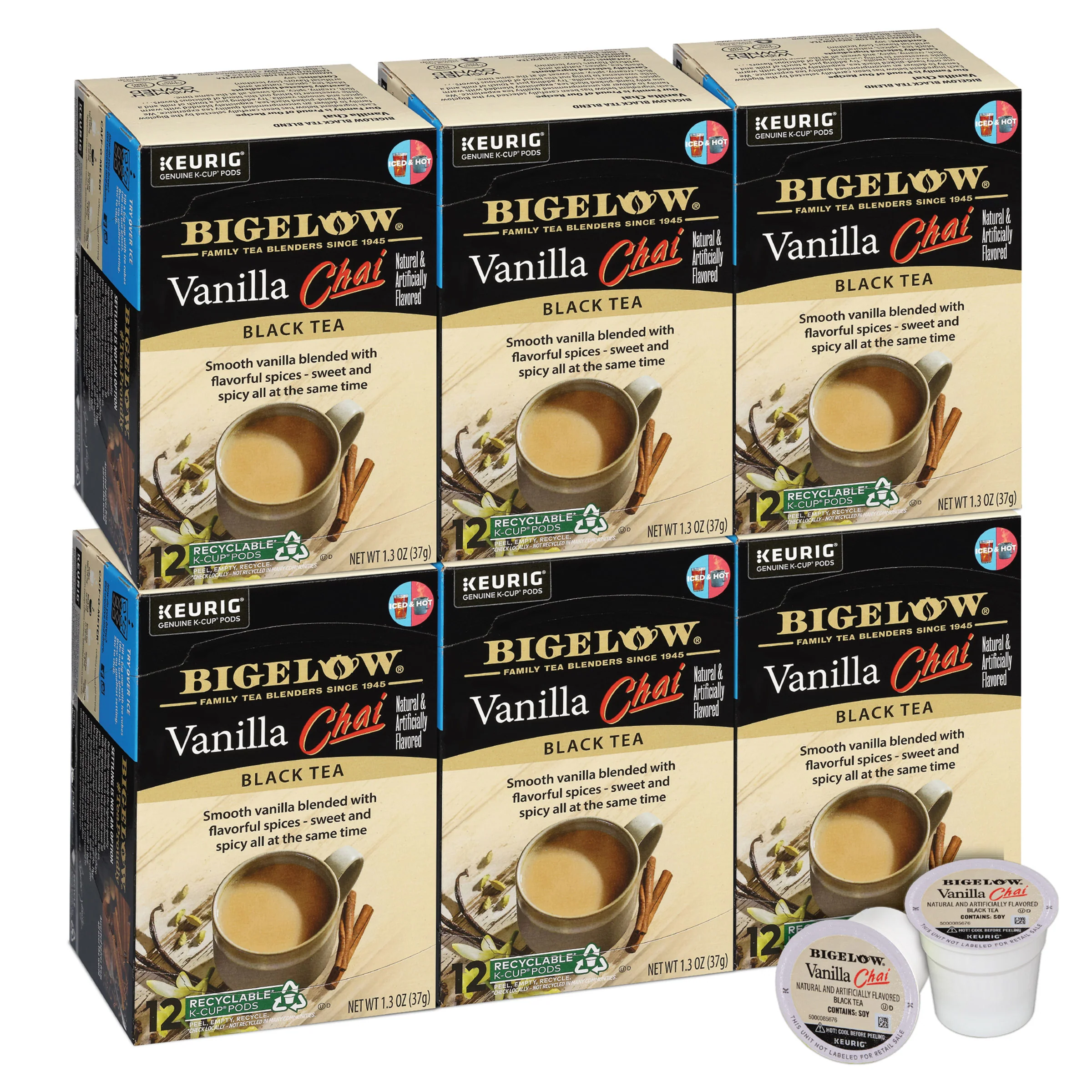 Vanilla Chai Black Tea K-Cup® Pods 12 Count - Image 7